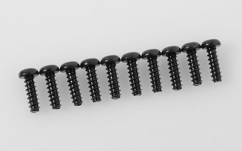RC4WD Button Head Self Tapping Screws M2.5 X 8mm (Black) (Z-S1572)