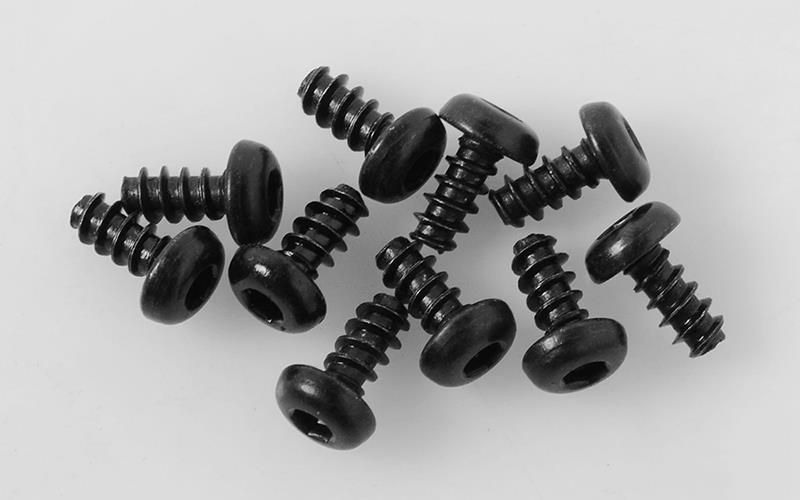 RC4WD Button Head Self Tapping Screws M3 X 6mm (Black) (Z-S1574)