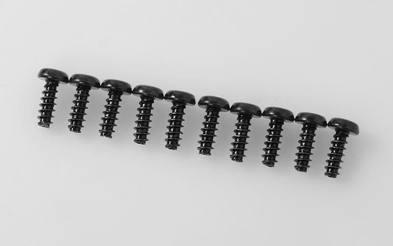 RC4WD Button Head Self Tapping Screws M3 X 8mm (Black) (Z-S1576)