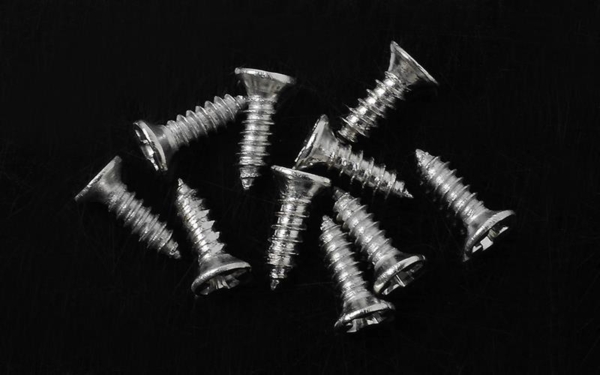 RC4WD Flat Head Self Tapping Screw 1.6 X 6mm (Silver) (Z-S1586)