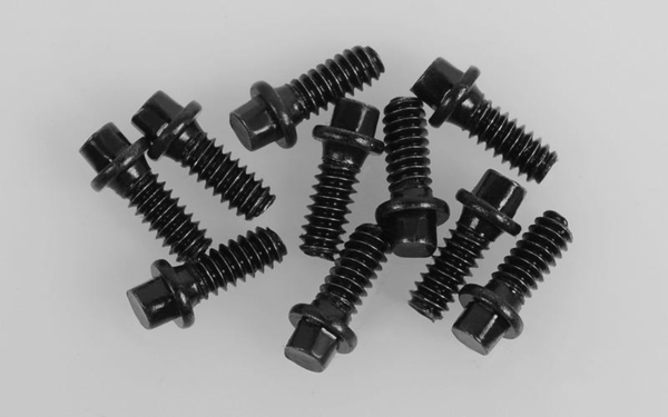 RC4WD Miniature Scale Hex Bolts (M1.6 x 4mm) (Black) (Z-S1614)