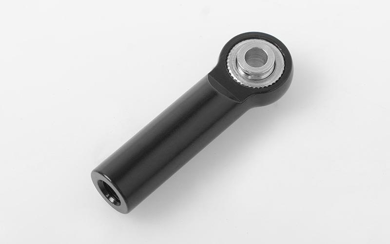 RC4WD M3/M4 Long Straight Aluminum Rod Ends (Black) (10) (Z-S1677)