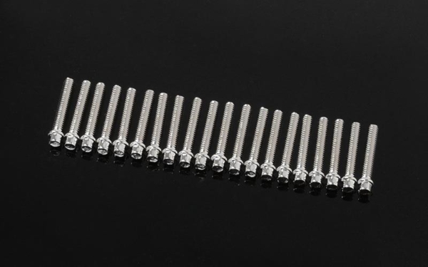 RC4WD Miniature Scale Hex Bolts (M2 x 12mm) (Silver) (Z-S1727)