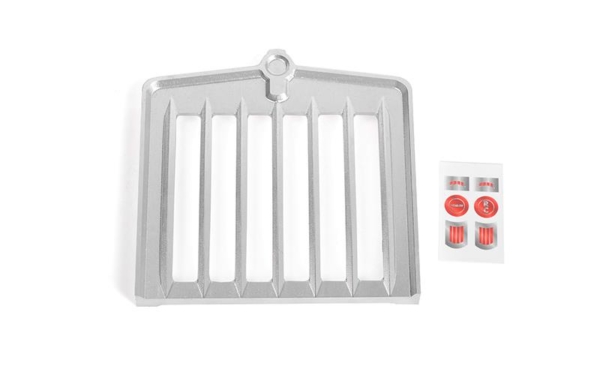 RC4WD Smokey Billet Front Grille for Tamiya King / Grand Hauler (Silver) (Z-S2093)