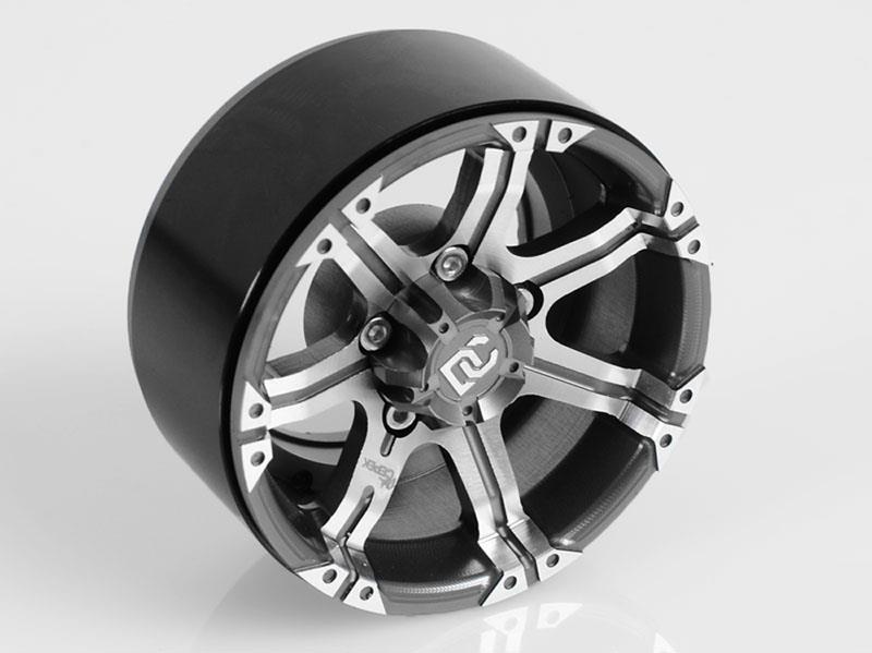 RC4WD Dick Cepek Gun Metal 7 1.9 Internal Beadlock Wheels (Z-W0027)