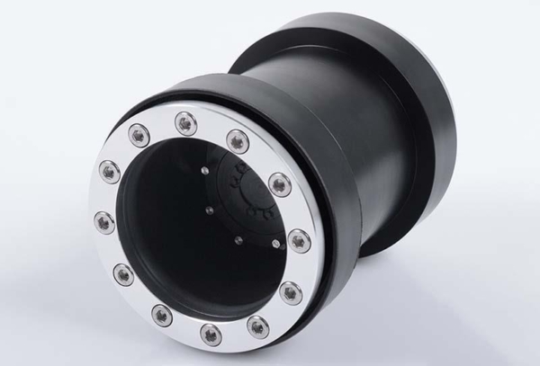 RC4WD Universal Monster Truck Beadlock Wheels V2 For Tamiya Clod Buster (Black Delrin) (Z-W0147)