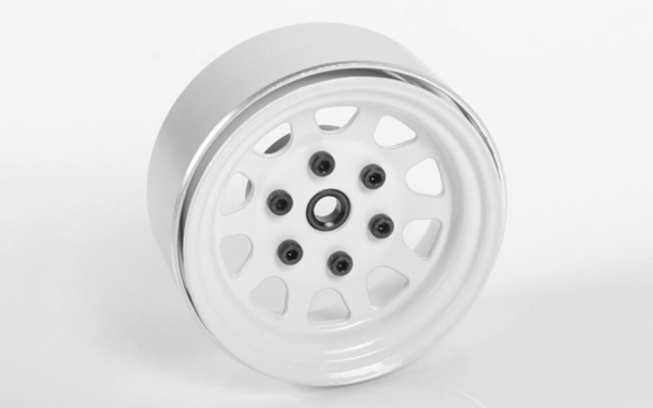 RC4WD Stamped Steel 1.7 Beadlock Wagon Wheels (White) (Z-W0269)