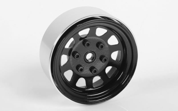RC4WD Stamped Steel 1.7 Beadlock Wagon Wheels (Black) (Z-W0270)