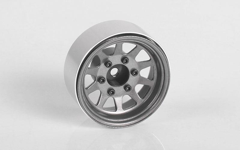 RC4WD OEM 6-Lug Stamped Steel 1.55 Beadlock Wheels (Plain) (Z-W0308)