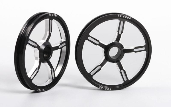 RC4WD RC Components Fusion Drag Race Front Wheels (Z-W0326)