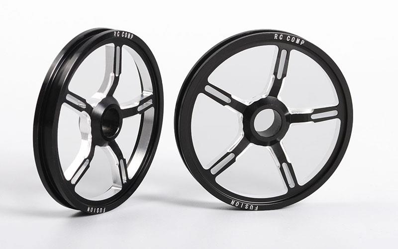RC4WD RC Components Fusion Drag Race Front Wheels (Z-W0326)