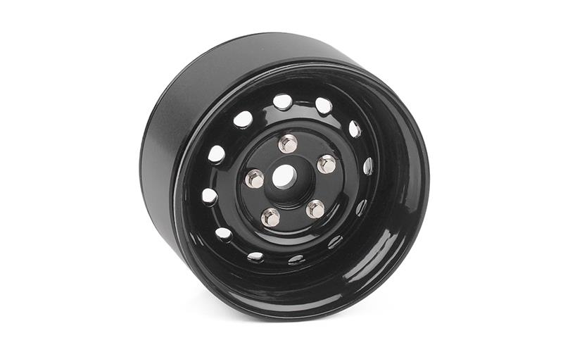 RC4WD Heritage Edition Stamped Steel 1.9 Wheels (Black) (Z-W0340)