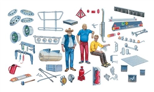 Italeri 1/24 Truck Accessories