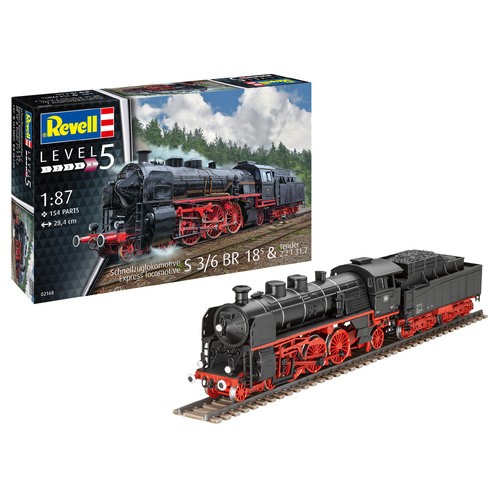 Revell 1/87 Model Set Express Loco S3/6 BR 18(5) (62168)