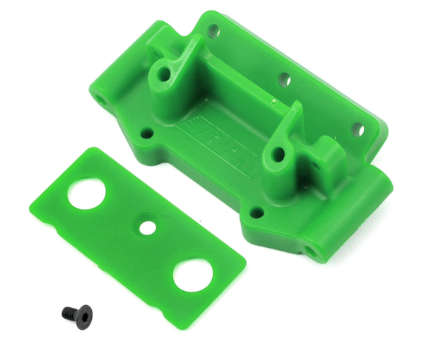 RPM Front Bulkhead, Green - Slash 2WD, Nitro Slash, Bandit, Nitro Rustler, Nitro Stampede