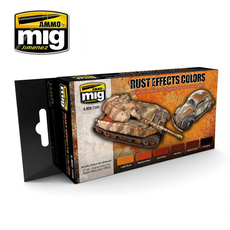 MIG Verf Set - Rust Effects Colors
