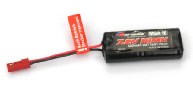 Carisma RC - MSA-1E 7.2V 130NiMh Battery with BEC Connector