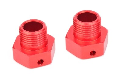 Wheel Hex Adapter - Wide RTR - Aluminum - 2 pcs (C-00180-329)