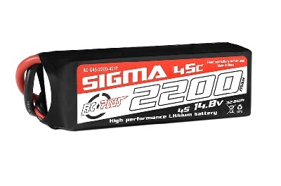 RC Plus Lipo 45c 14.8 volt 2200mah met XT60 stekker