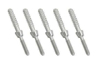 Koppeling met M2 draad voor Carbon buis 4x0.75mm - 5st