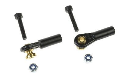 Nylon bolgewricht - M4 - Kort - M3 schroeven - 2 st