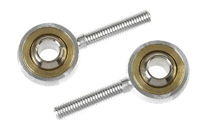 Aluminium bolgewricht met uitwendige M3 draad (geschikt voor M4 schroeven)