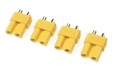 XT30 goudstekker, man (4 stuks)