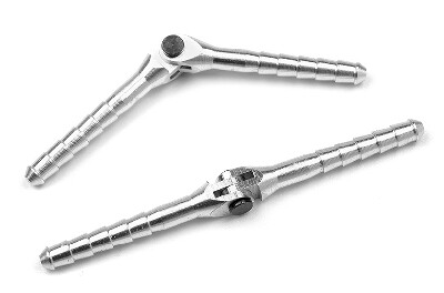 Aluminium stiftscharnier - Dia. 3x50mm - Demountable - 2 st