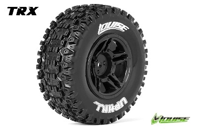 Louise SC-UPHILL Shortcourse Banden Set - Soft - Zwart - Hex 12mm (Slash 2WD: FR)