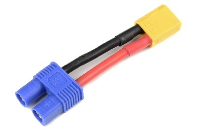Conversie kabel XT30 man > EC3 vrouw met silicone kabel 14AWG
