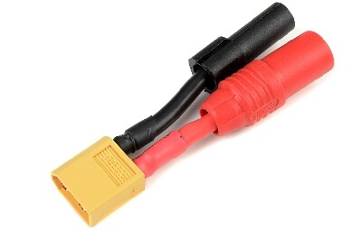 Conversie kabel XT60 Man > XT150 Vrouw (Anti-Spark) met silicone kabel 12AWG