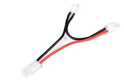 Y-kabel Serial Tamiya, silicone kabel 14AWG, 12CM