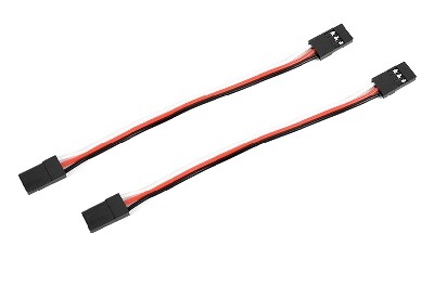 Servo Patch Lead Male-Male 10cm - 2pcs