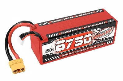 Team Corally Car Lipo 50c 14,8 volt 6750mah met XT90 Stekker