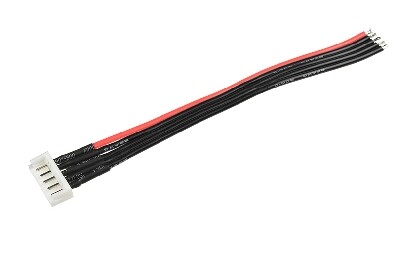 Balanceer connector - vrouwelijk - 4S-EH met kabel - 10cm - 22AWG Siliconenkabel
