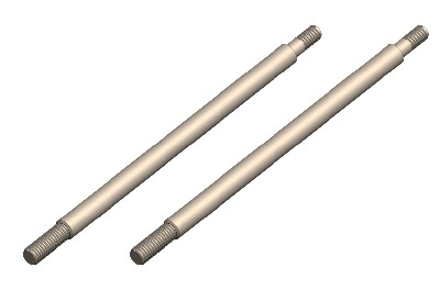 Shock Shaft - 66mm - Rear - Steel - 2 pcs (C-00180-164)