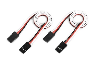 Servo Patch Lead Male-Male 30cm - 2pcs