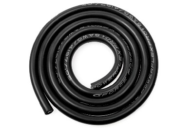 Powerflex PRO+ silicone kabel 8AWG (1m Zwart)