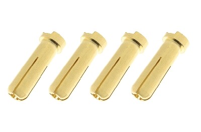 5mm goudstekker, man, 90 graden (4pcs)