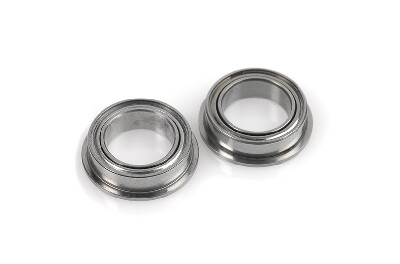 Kogellager Chrome, Rubber dichting, 6X10X3 Flanged - MF106-2RS, (4 st)