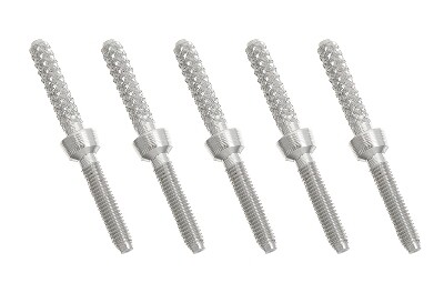 Koppeling met M4 draad voor Carbon buis 6x1mm - 5st