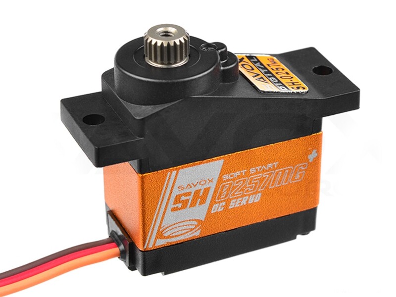 Savox SH-0257MG Plus digitale micro servo (metalen tandwielen)