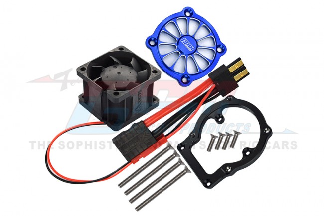 GPM - Traxxas Sledge Aluminium 6061-T6 Motor Heatsink with Cooling Fan