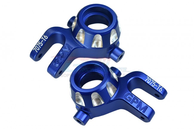 GPM - Traxxas Sledge Aluminium 7075-T6 Front Knuckle arms, blue