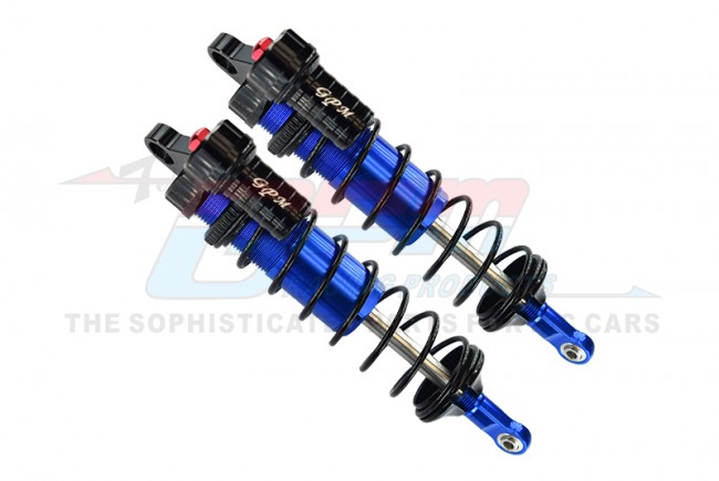 GPM - Traxxas Sledge Aluminium Front L-Shape Piggy Back Adjustable Spring Dampers 128mm (2pcs)