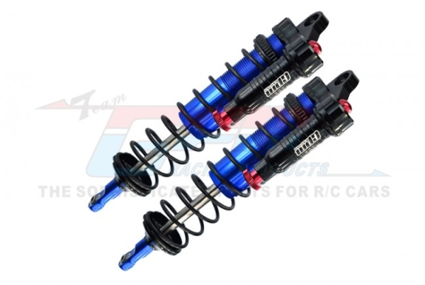 GPM - Traxxas Sledge Aluminium Front L-Shape Emulation Piggy Back Adjustable Spring Dampers 128mm (2pcs)