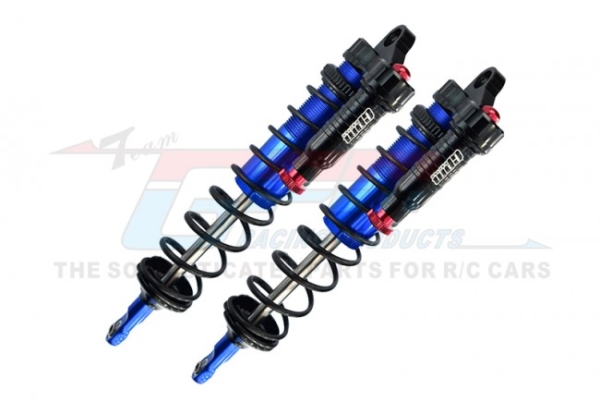 GPM - Traxxas Sledge Aluminium Rear L-Shape Piggy Back Adjustable Spring Dampers 143mm (2pcs)