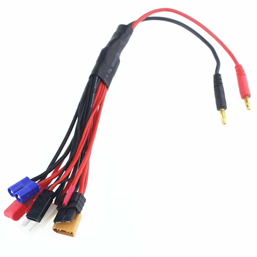 Multi-laadkabel (Traxxas, EC3, Tamiya, XT60, JR, Futaba, Dean)
