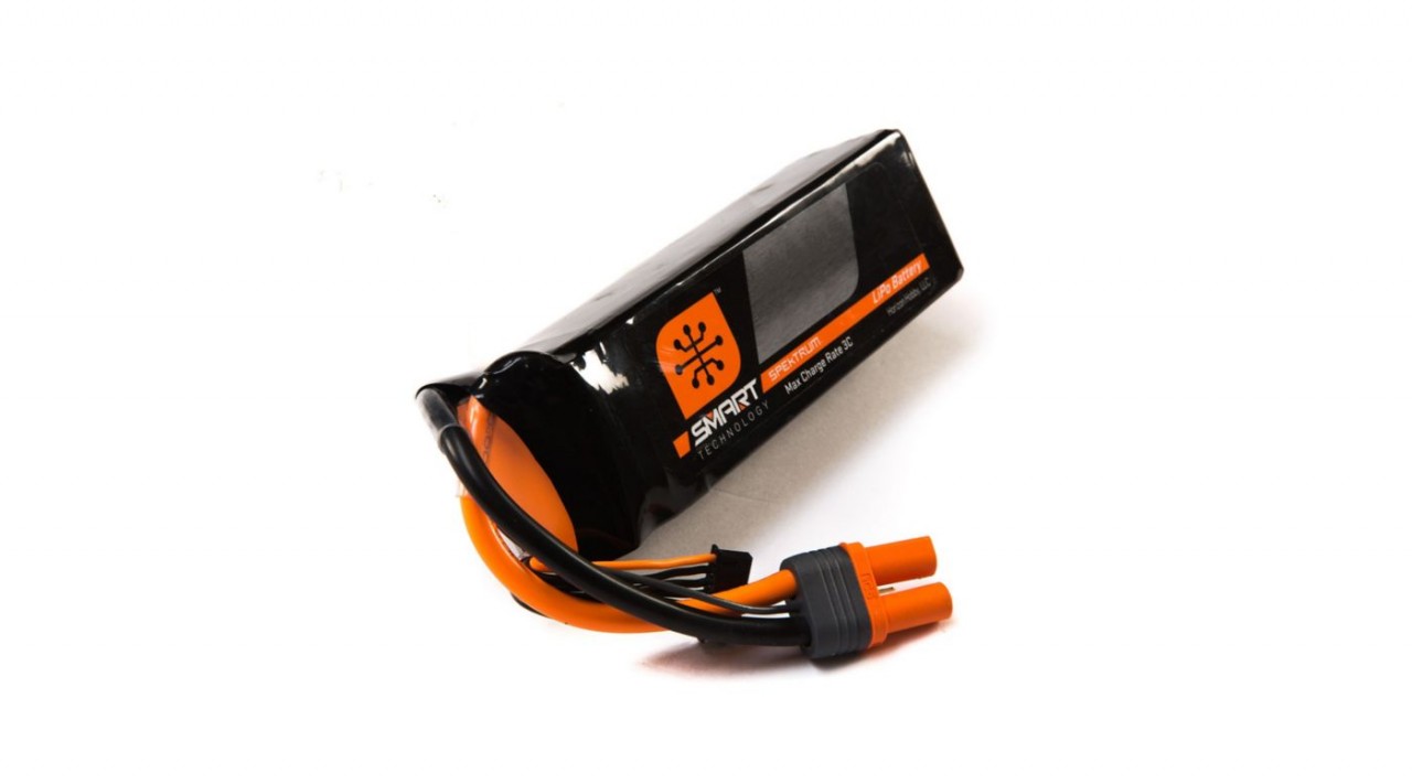 Spektrum 11.1V 2200mAh 3S 30C Smart LiPo accu met IC3 stekker