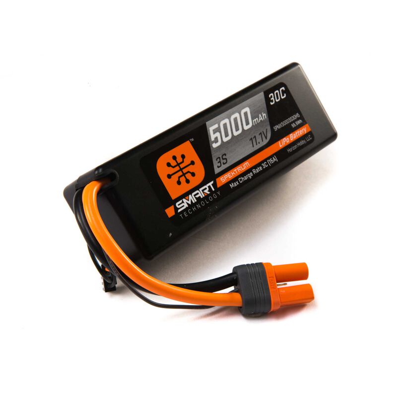Spektrum 11.1V 5000mAh 3S 30C Smart LiPo accu met IC5 stekker